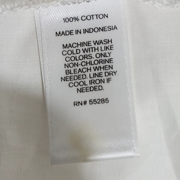 Express White Ruffle V-Neck Blouse - Picture 11 of 12